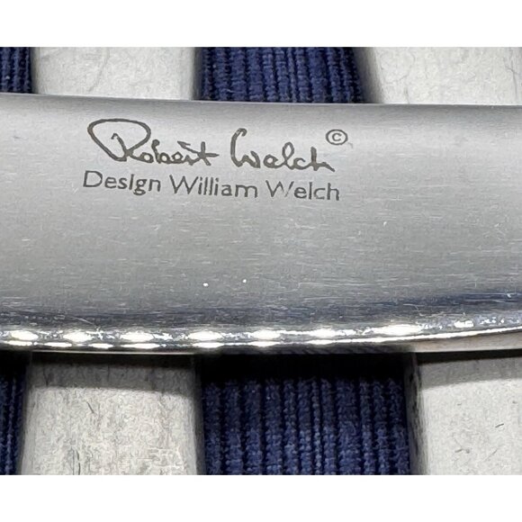Robert Welch PENDULUM Dinner Knife Dot Stainless Satin 9.25 inch Lot of 6 - Picture 4 of 6
